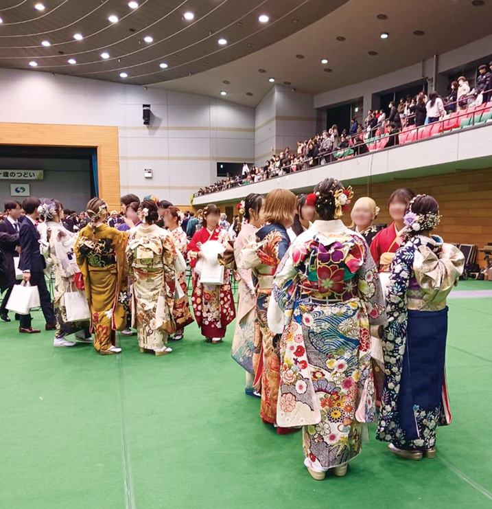 2026年1月11日一関市二十歳の集い会場内での様子